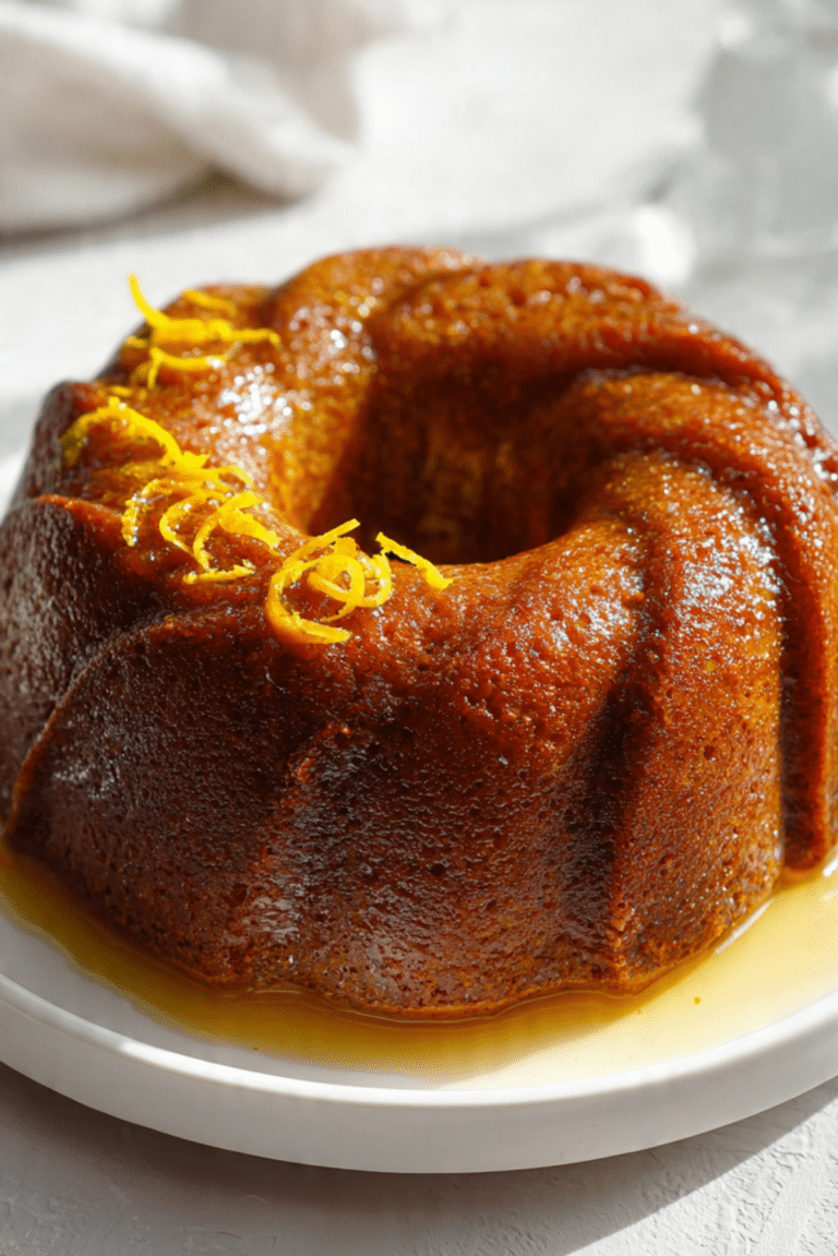 Jamaican Spiced Rum Cake