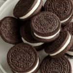 Oreo-Inspired Cocoa Sandwich Cookies