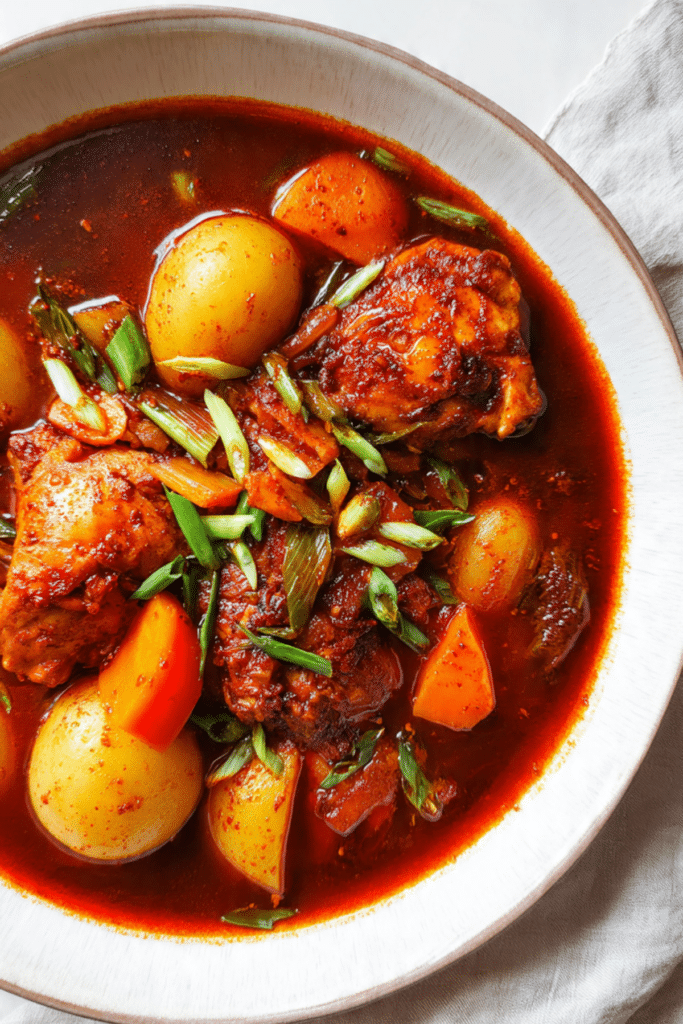 Korean-Style Spicy Chicken Stew