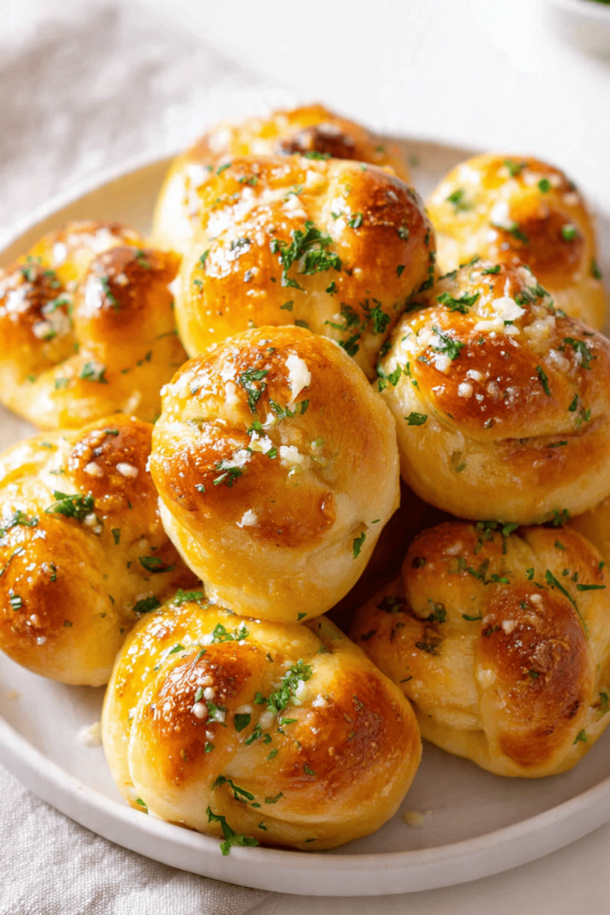 Brown Butter Garlic Knots (Small Batch)