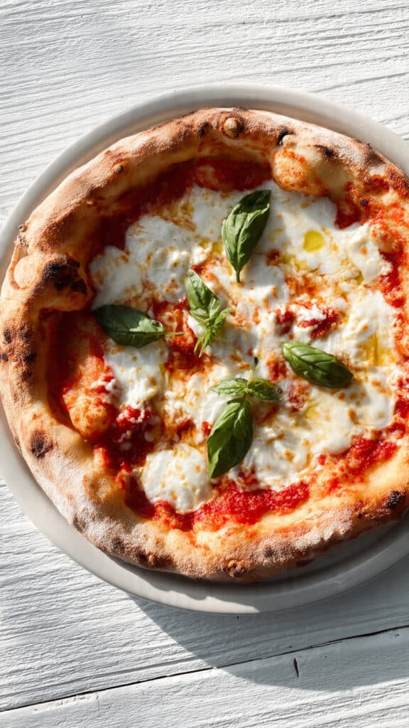 Neapolitan Ricotta Stuffed Crust Pizza