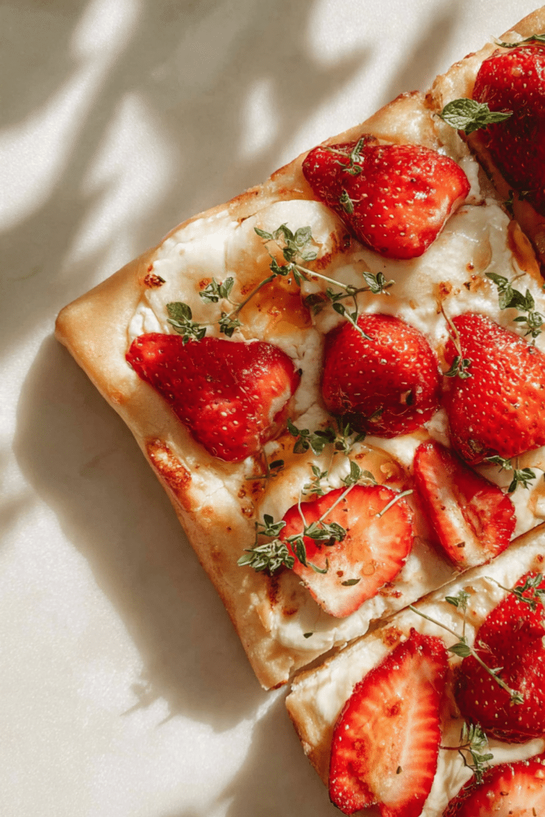 Strawberry & Brie Flatbread
