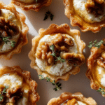 Goat Cheese and Walnut Tarts