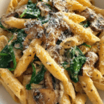 Creamy Tuscan Mushroom Pasta Recipe