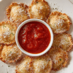 Fried Ravioli with Marinara Dipping Sauce