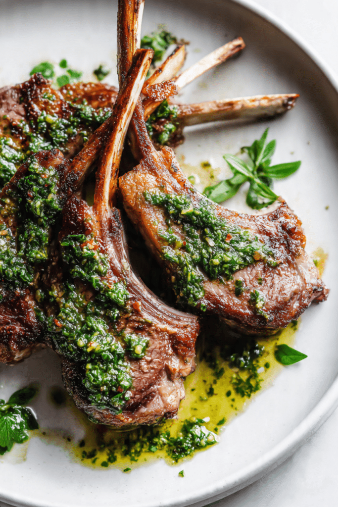 Lamb Chops with Chimichurri