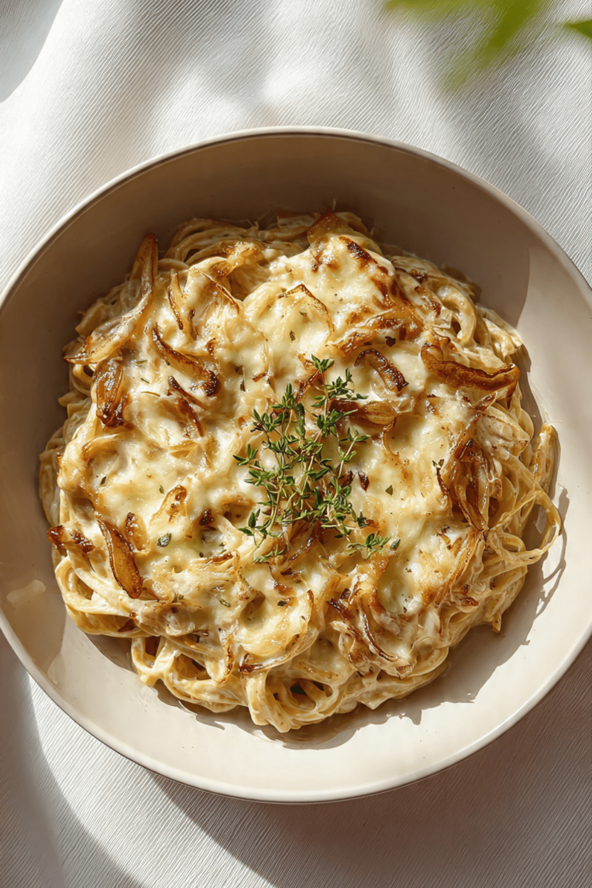 One-Pot Creamy French Onion Pasta