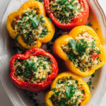 Stuffed Bell Peppers with Herbed Quinoa