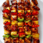 BBQ Pineapple Chicken Kabobs