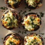 Keto Stuffed Portobello Mushrooms with Meatloaf