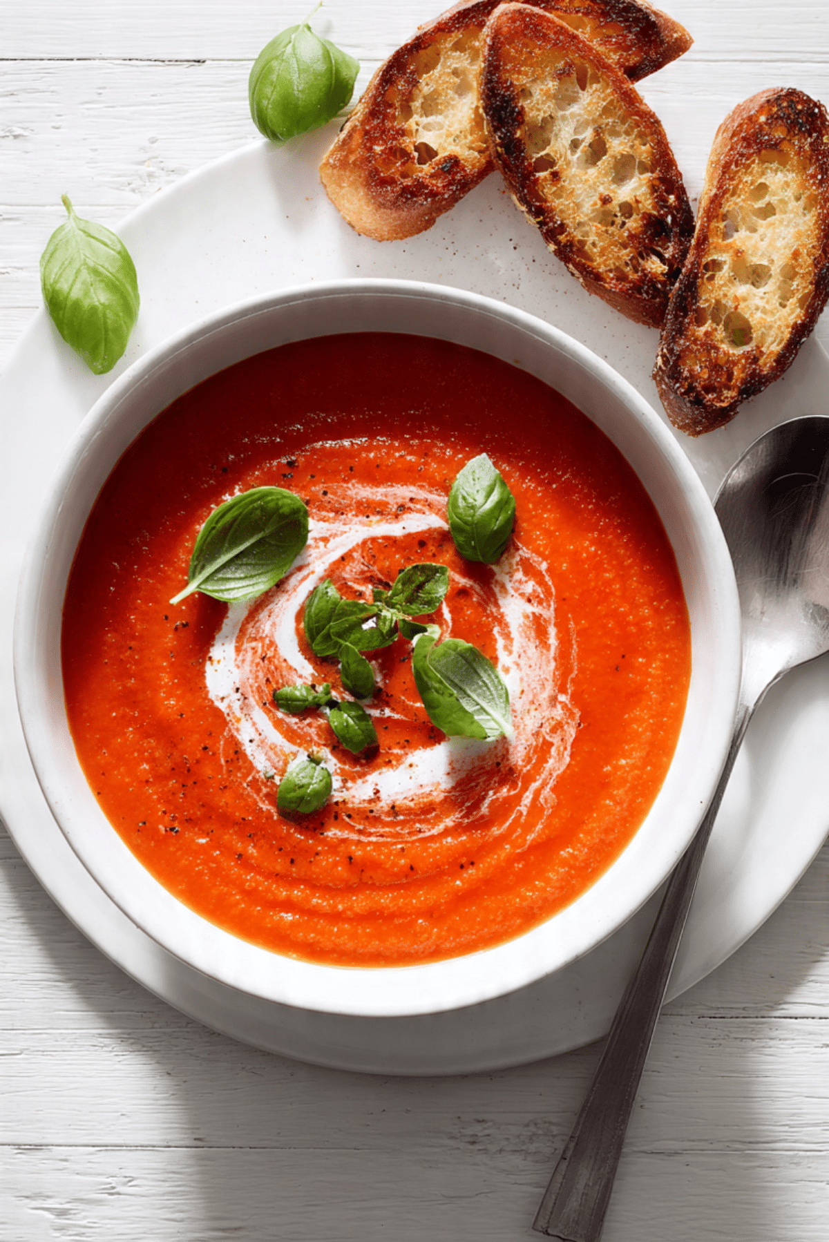 Roasted Tomato Basil Soup