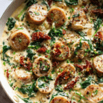 Tuscan Chicken Sausage Skillet