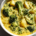 Satisfying Cheesy Broccoli Potato Soup