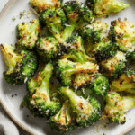 Parmesan-Crusted “Smashed” Broccoli