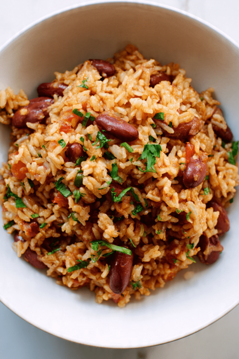 Spanish Rice and Beans (One Pot)