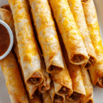 Cheesy Beef Taquitos