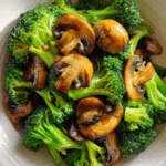 Broccoli and Mushroom Stir Fry