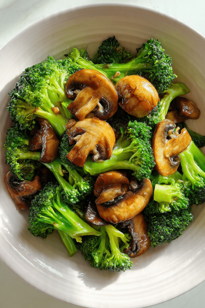 Broccoli and Mushroom Stir Fry
